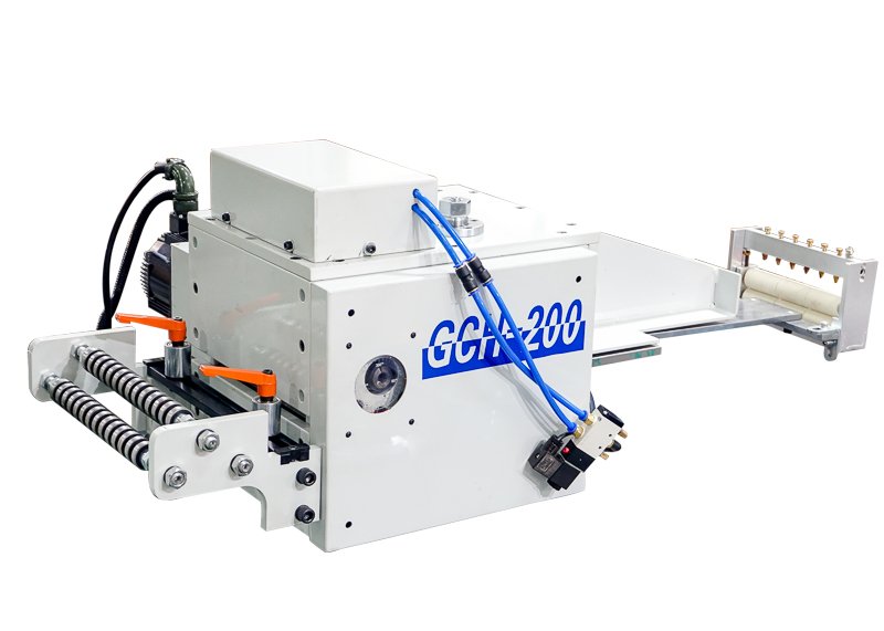 Alimentador doble servo HENLI para línea de laminación de motor de alta velocidad