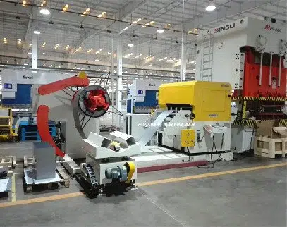 Alimentación de bobina para piezas metálicas de electrodomésticos