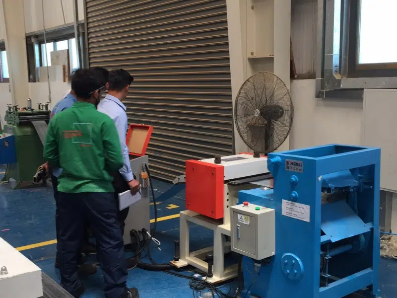 Línea de cizallado automático con alimentador servo NC