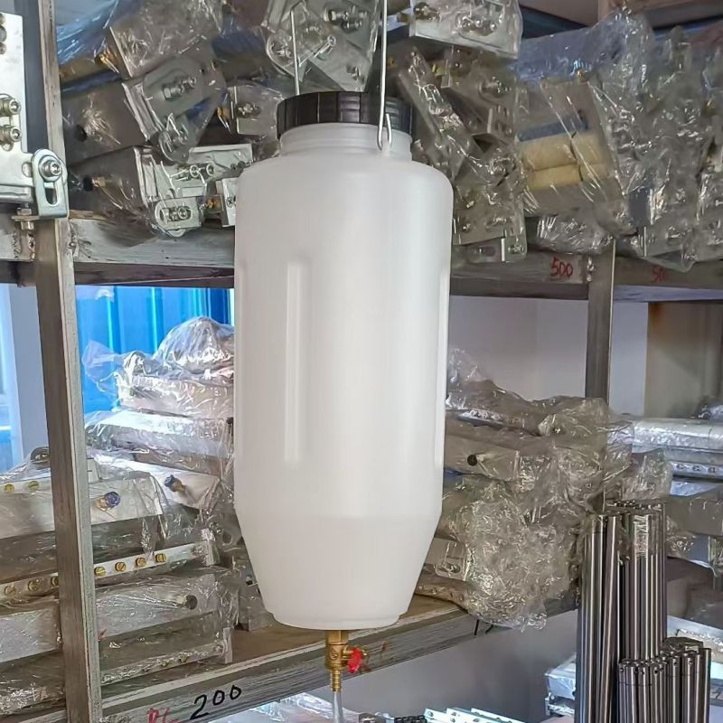 Depósito transparente de cuatro litros para lubricador de bobina CT