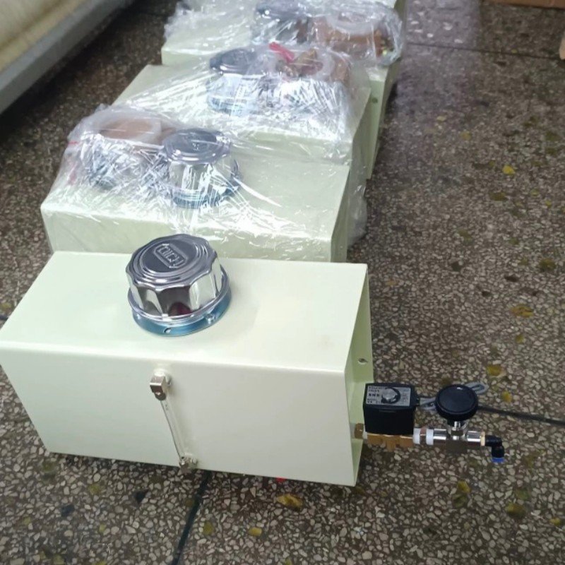 Tanque de acero pintado para sistema de lubricación