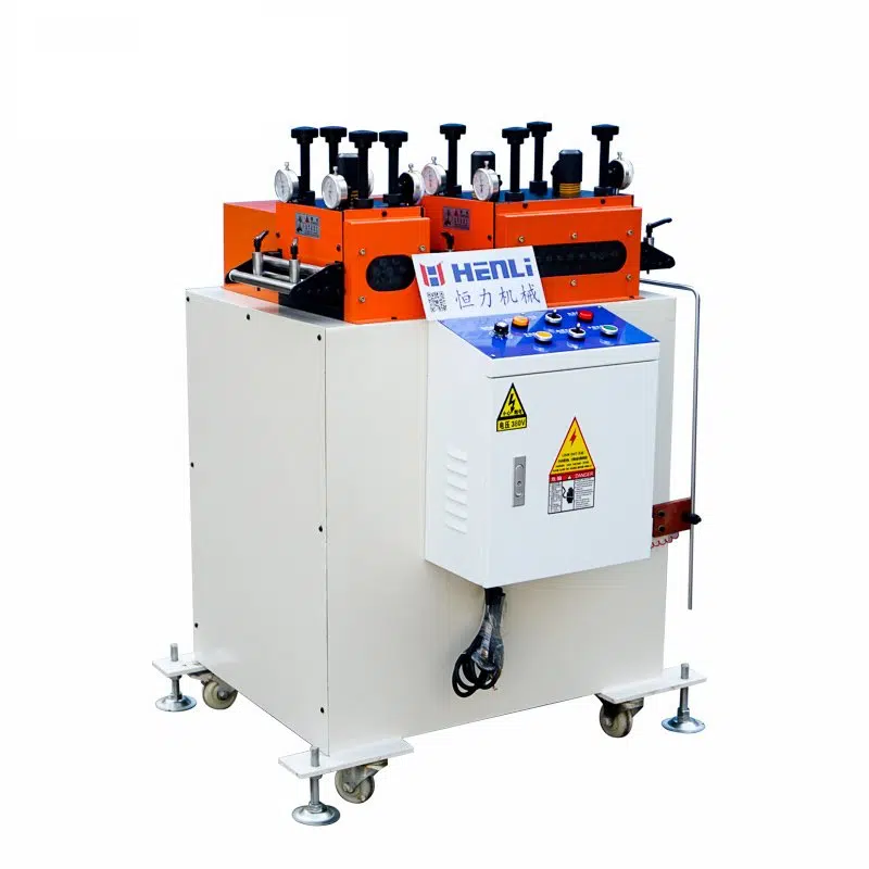 Niveladora doble etapa DSL HENLI para material delgado de 0,1 a 0,6 mm