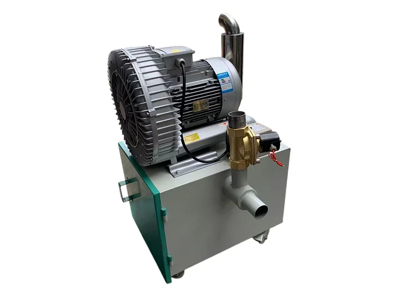 Unidad XF compacta de aspiración con soplador, caja colectora y entrada frontal