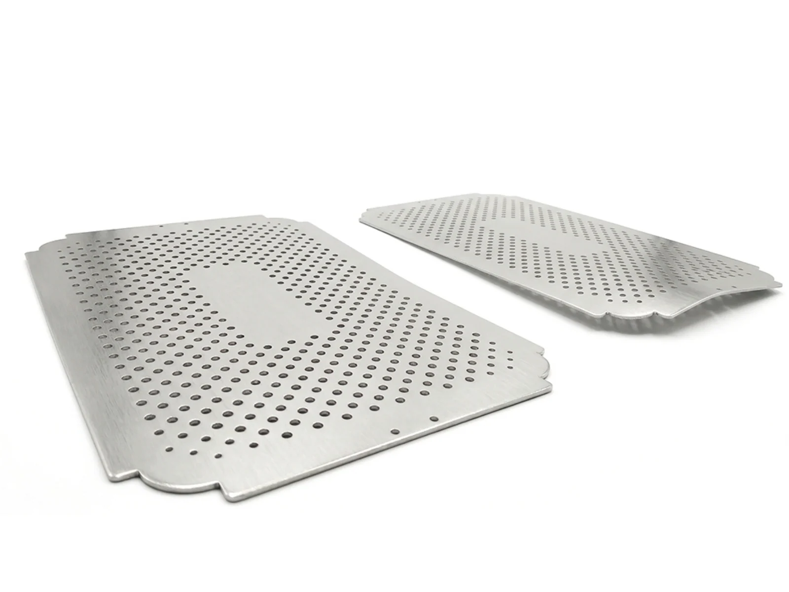 Piezas metálicas perforadas HENLI usadas para observar forma, apoyo y estabilidad