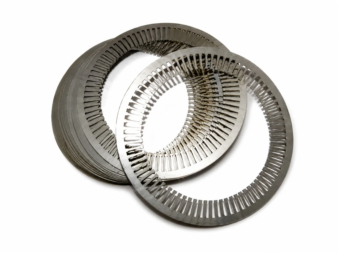 Anillo apilado de laminaciones de estator
